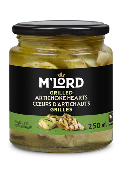 Coeurs d'artichaut grillés