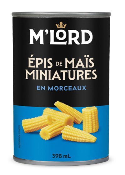 Épis de maïs miniatures - En morceaux