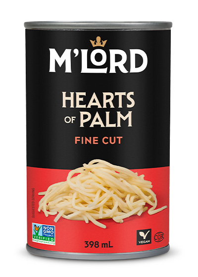 Hearts of palm - Fine cut.